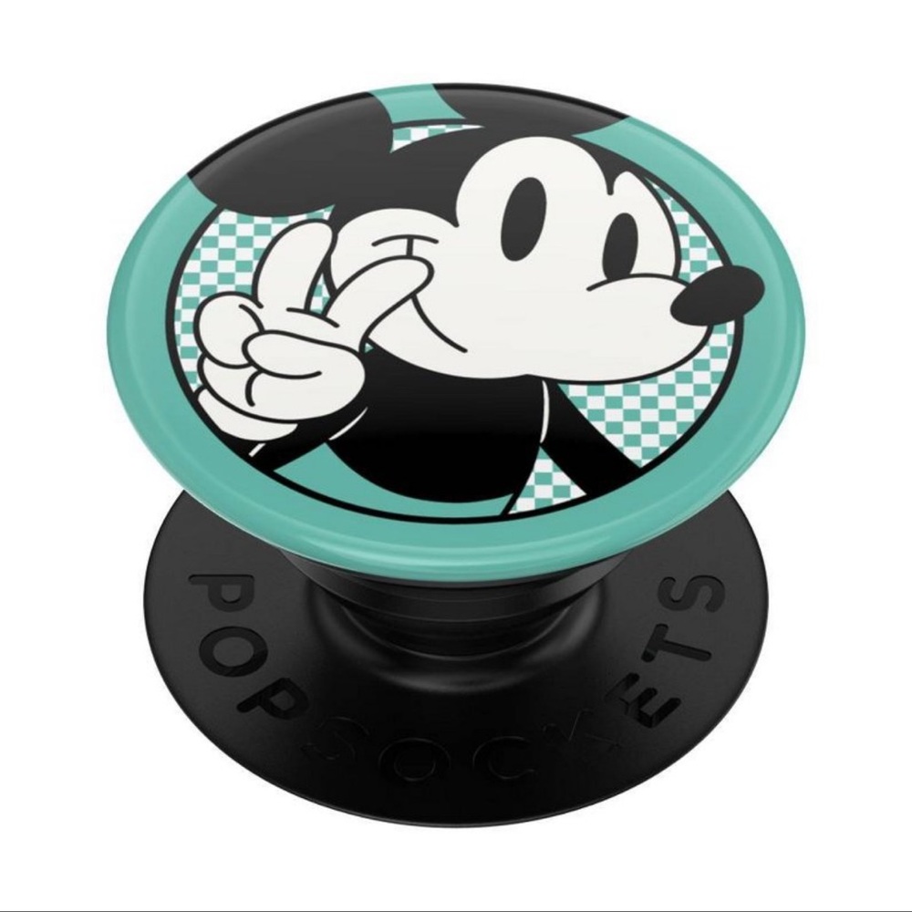 PopSockets PopGrip  Disney Mickey Peace Out Cellphone  Grip and Stand